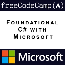 C# Certifcation - Foudational C# with Microsoft